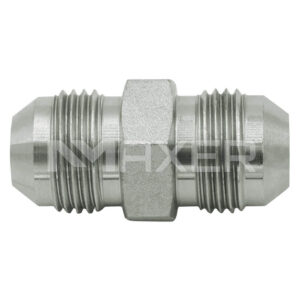 Adaptador Hidráulico JIC-JIC Recto, Macho JIC 1/2" x Macho JIC 1/2"