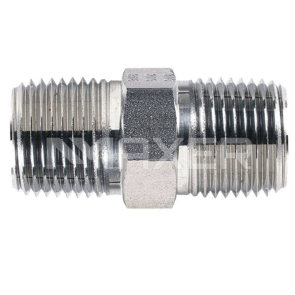 Adaptador Hidráulico NPT-NPT Recto, Macho NPT 1/2" x Macho NPT 1" 1 Adaptador Hidráulico NPT-NPT Recto, Macho NPT 1/2″ x Macho NPT 1″