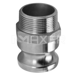 Camlock Aluminio Tipo F Macho HE NPT 4"