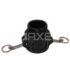 Camlock Polipropileno Tipo B Hembra HE NPT 4"