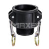 Camlock Polipropileno Tipo B Hembra HE NPT 4"