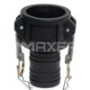 Camlock Polipropileno Tipo C Hembra Espiga 1-1/2"