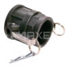 Camlock Polipropileno Tipo D Hembra HI NPT 1-1/4"