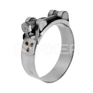 Abrazadera de Perno pasado zincada 60 a 63 mm