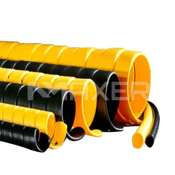 Protección espiralada PVC 20,6 MM (rango 22-27 mm) caja 20 mts, Amarilla