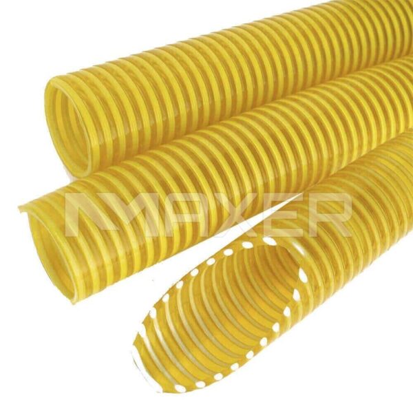Manguera espiralada PVC Liquiflex Amarilla 1″
