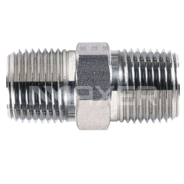 Adaptador Hidráulico NPT-NPT Recto, Macho NPT 5/8″ x Macho NPT 5/8″