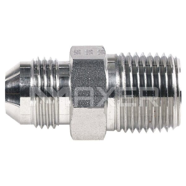 Adaptador Hidráulico JIC-NPT Recto, Macho JIC 1″ x Macho NPT 3/4″