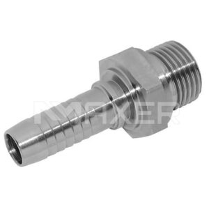 Niple Hidráulico BSP Recto, Macho BSP 1-1/4" x espiga 1-1/4"