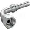 Niple Hidráulico BSP a 90°, Hembra Giratoria BSP 1-1/4" x espiga 1-1/4"