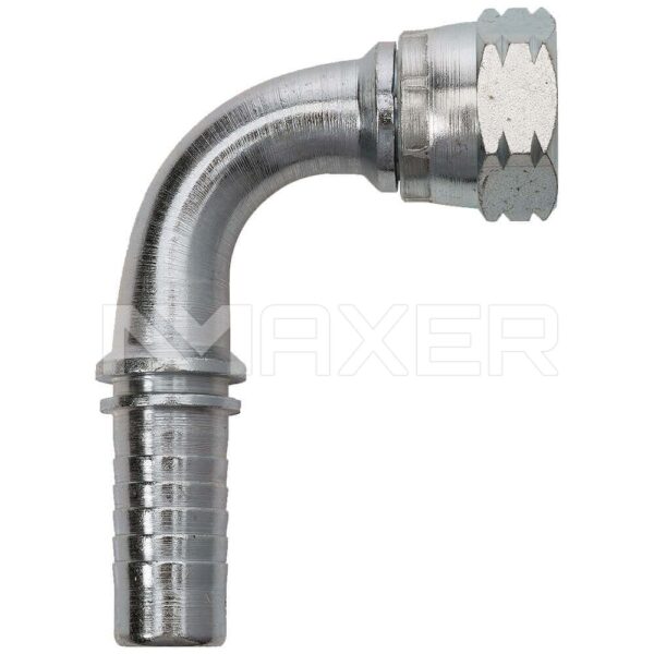 Niple Hidráulico BSP a 90°, Hembra Giratoria BSP 2″ x espiga 2″