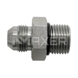 Adaptador Hidráulico JIC-SAE Recto, Macho JIC 3/4" x Macho SAE 1/2" O'ring