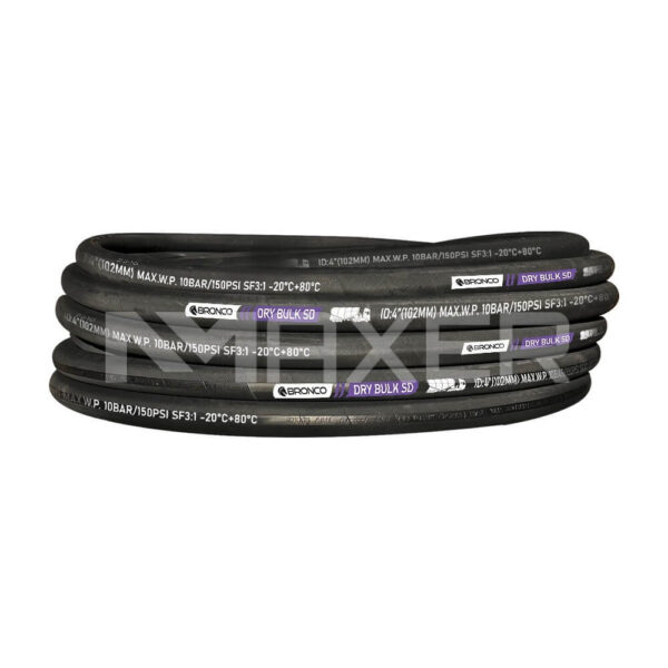 Manguera Descarga Abrasivos y Agua 4″ 10 bar, BRONCO DRY BULK