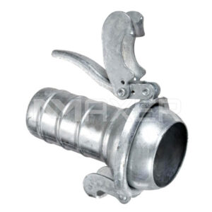 Acople Bauer Galvanizado Macho (concha) 8" con espiga