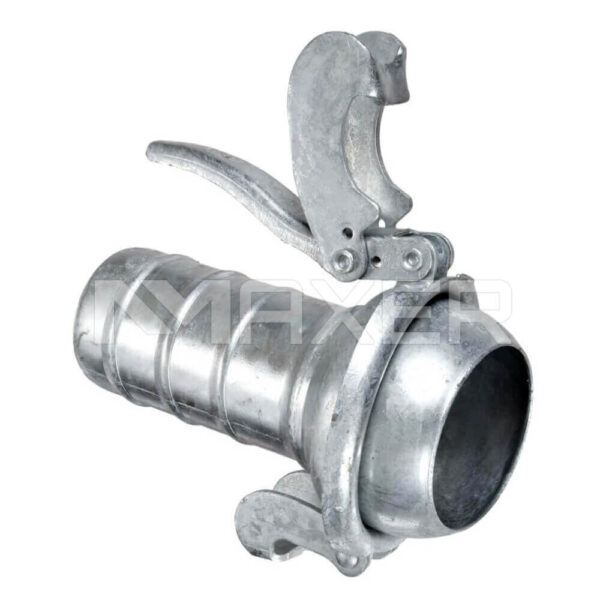 Acople Bauer Galvanizado Macho (concha) 3″ con espiga