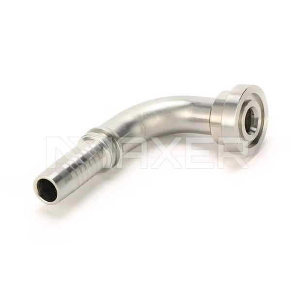 Niple Hidráulico Flange Cod. 61 a 90°, 3/4″ x espiga 3/4″