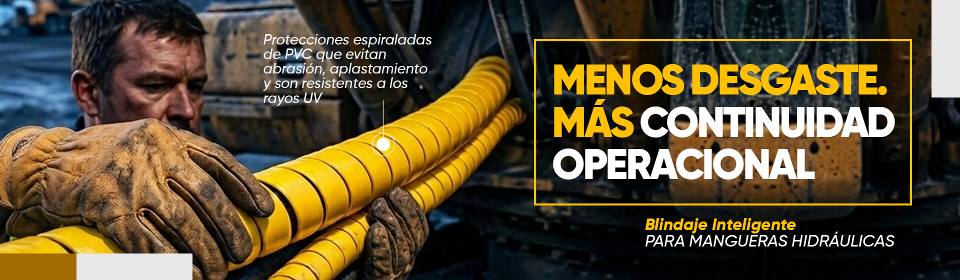 Protecciones espiraladas de pvc